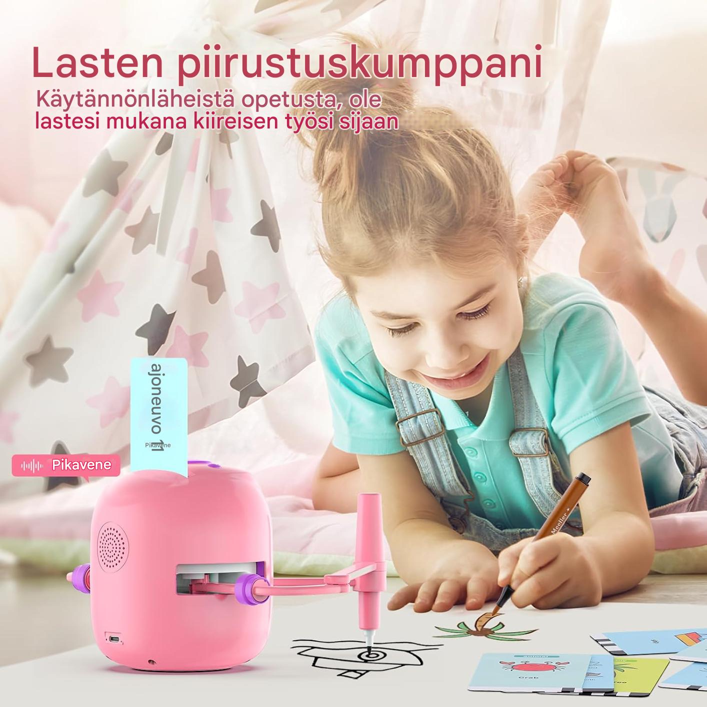 Piirtorobotti ilman näyttöjä tai sovelluksia